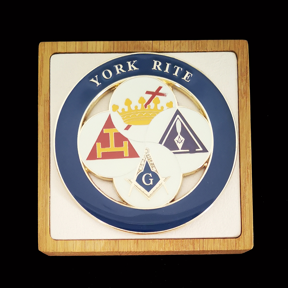 Car Accessories York - Vrijmetselaars Auto Embleem Badge York Rite
