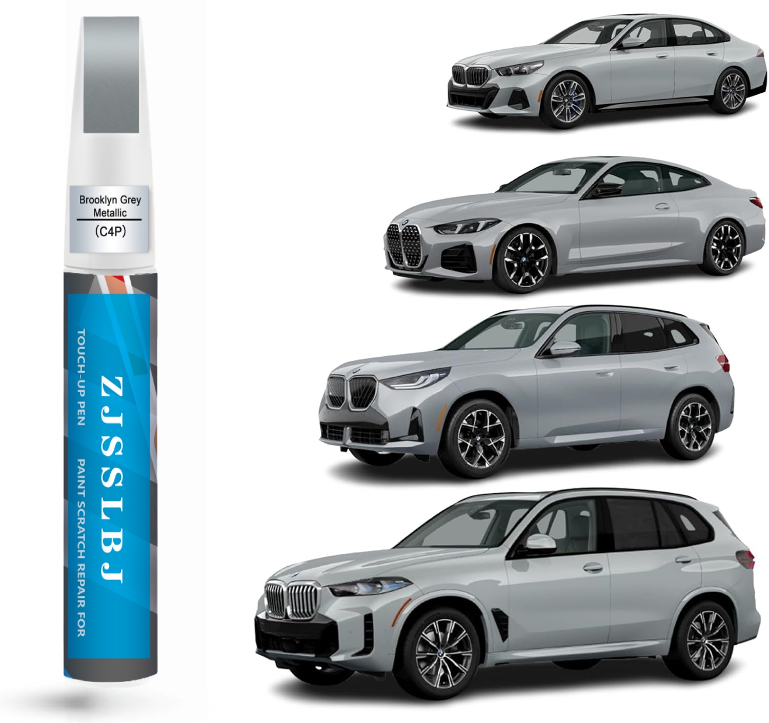 Car Scratch Remover Pen - Autolak herstelset (Brooklyn Grey Metallic (C4P))