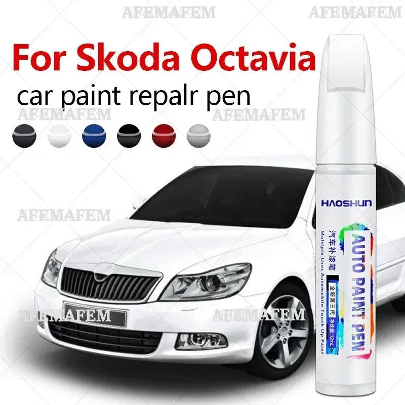 Car Scratch Remover Pen - Vervangingspen voor lakreparatie Skoda Octavia 1996-2025