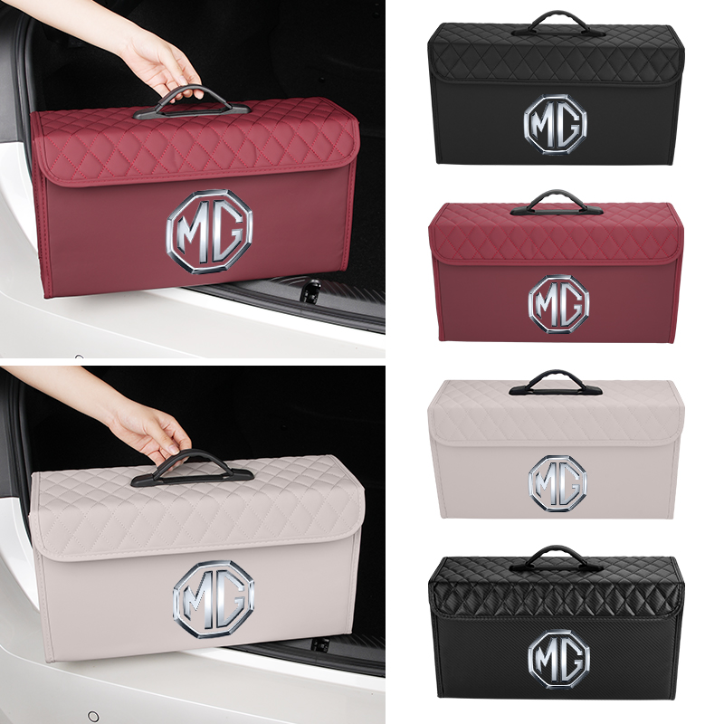 Car Trunk Organizer - Auto kofferbak opbergbox lederen gereedschapsorganizer koffer