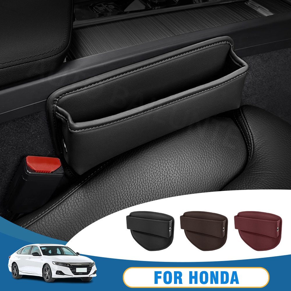 Car Accessories Honda Crv - Autostoel Gap Organizer Opbergdoos Leer Voor