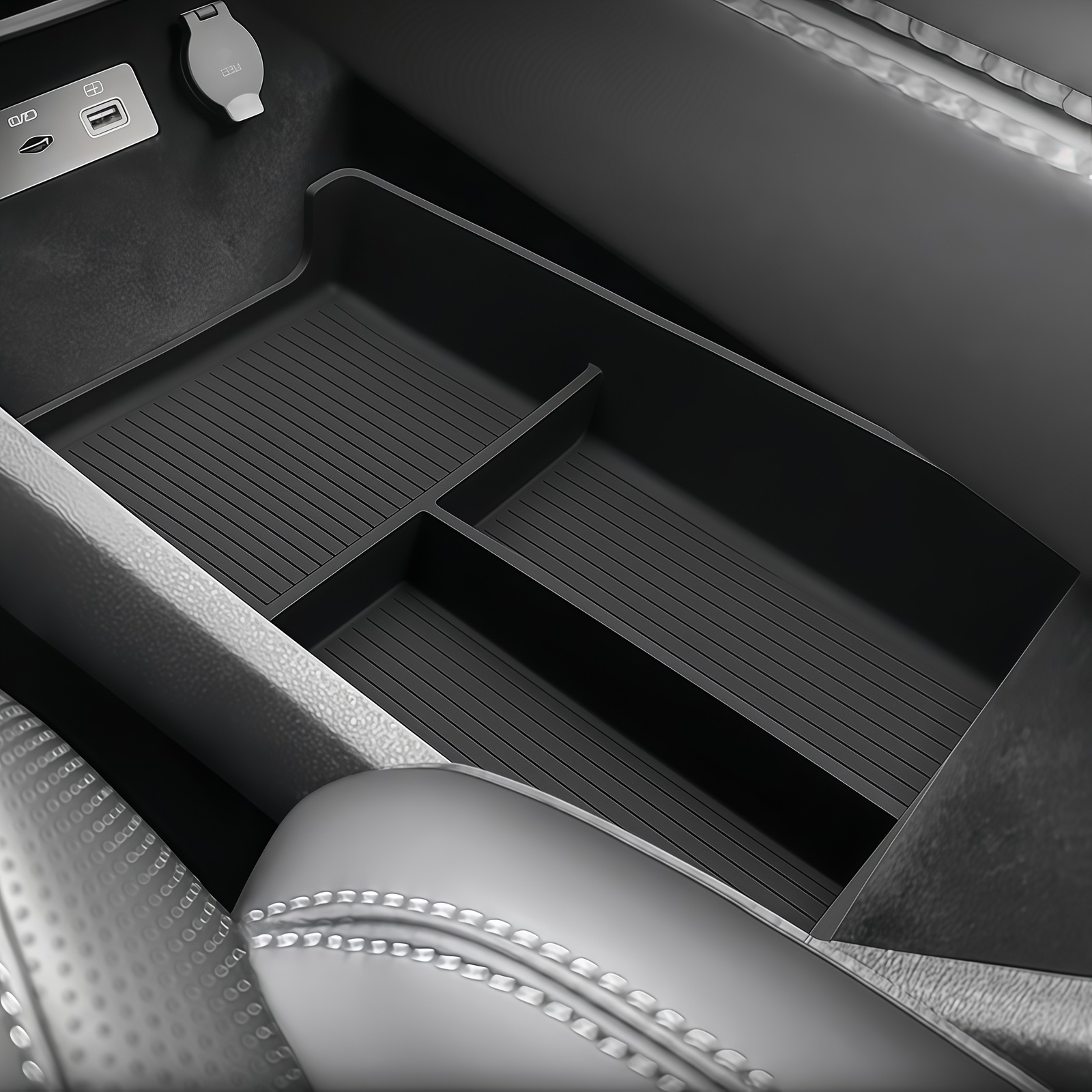 Car Accessories App - Onderste opbergbak voor de middenconsole voor