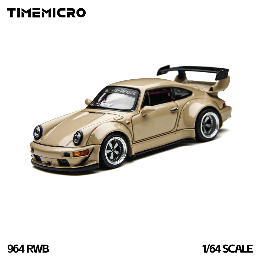 Car Accessories Company - TimeMicro1:64 RWB 964 Beige Cadeauset Die-cast