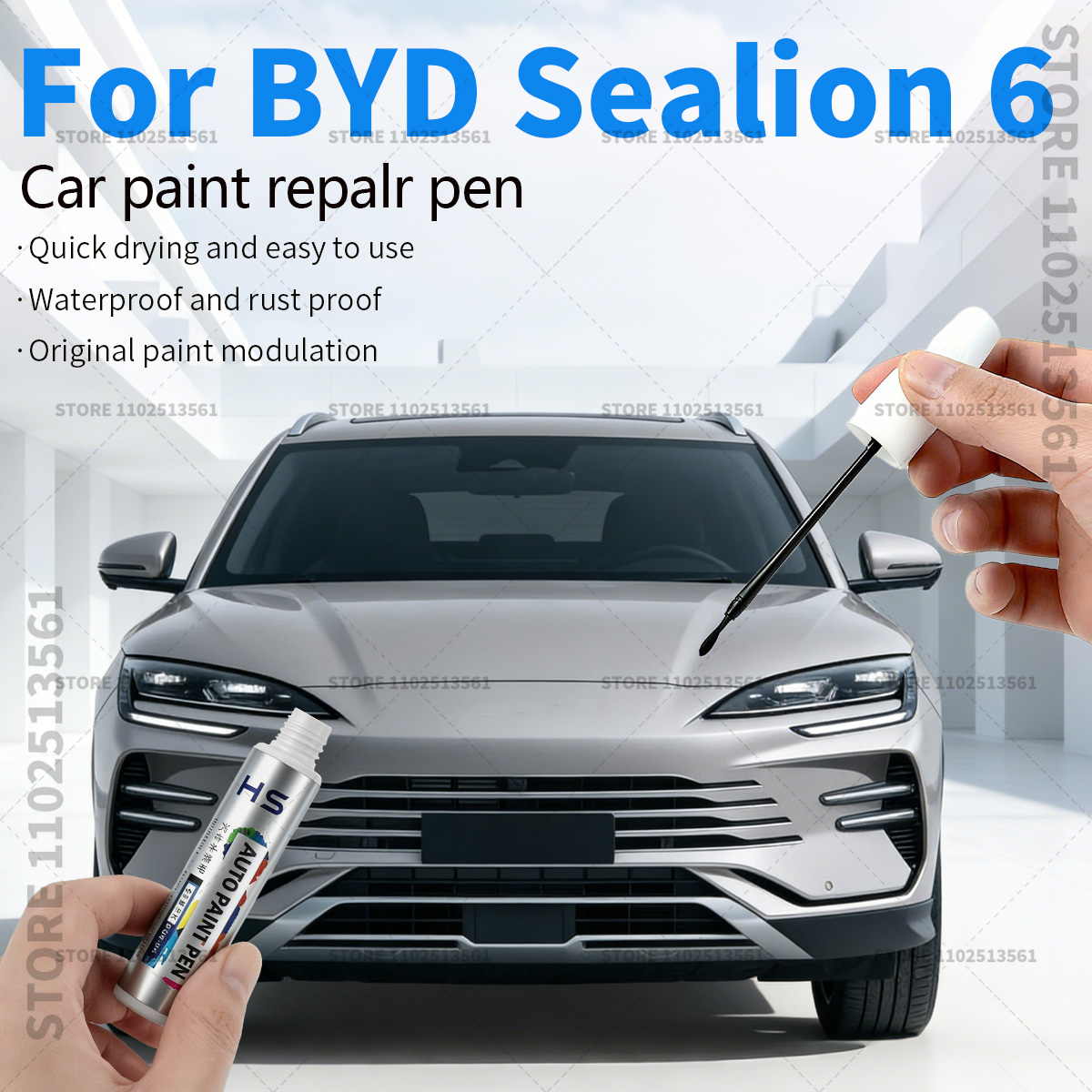 Car Scratch Remover Pen - Verfherstelpen, krasverwijderaar, doe-het-zelf auto-accessoires voor 2023-2025