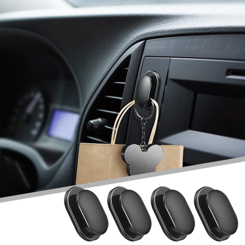 Car Accessories Gifts - Mini-autohaken voor interieuropslag, houder voor USB-kabel,