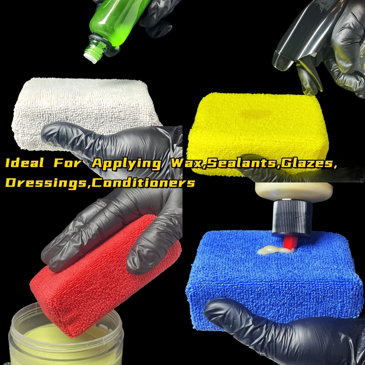 8 stuks microvezel pads voor h - Car Wax Polishing Pad recensie en prijs