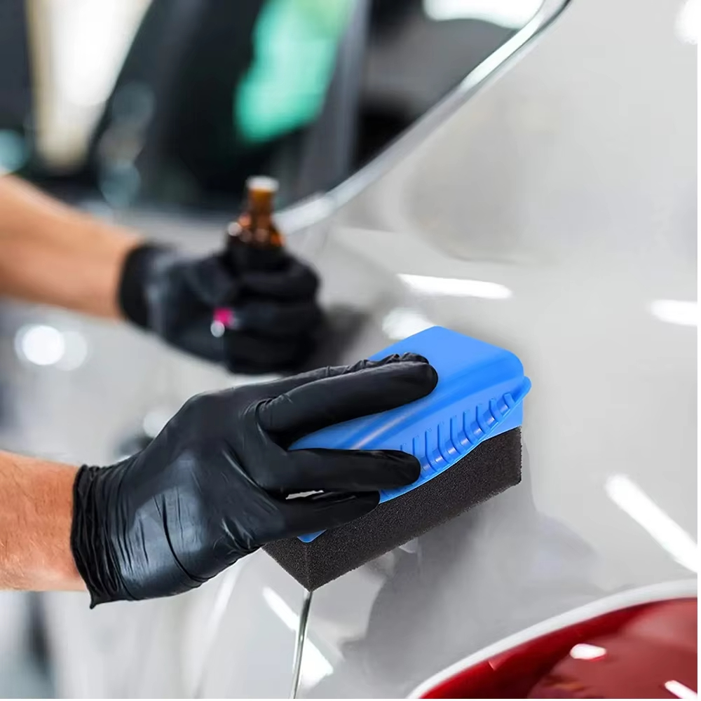 Autowielborstels met spons (me - Car Wax Polishing Pad recensie en prijs