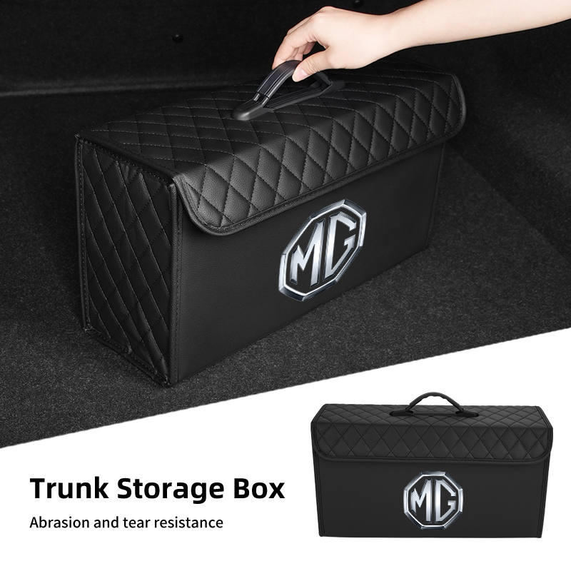 Auto kofferbak opbergbox leder - Car Trunk Organizer recensie en prijs