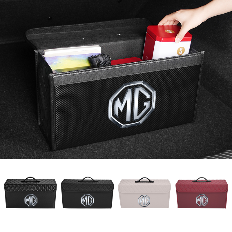 Auto kofferbak opbergbox leder - Car Trunk Organizer recensie en prijs