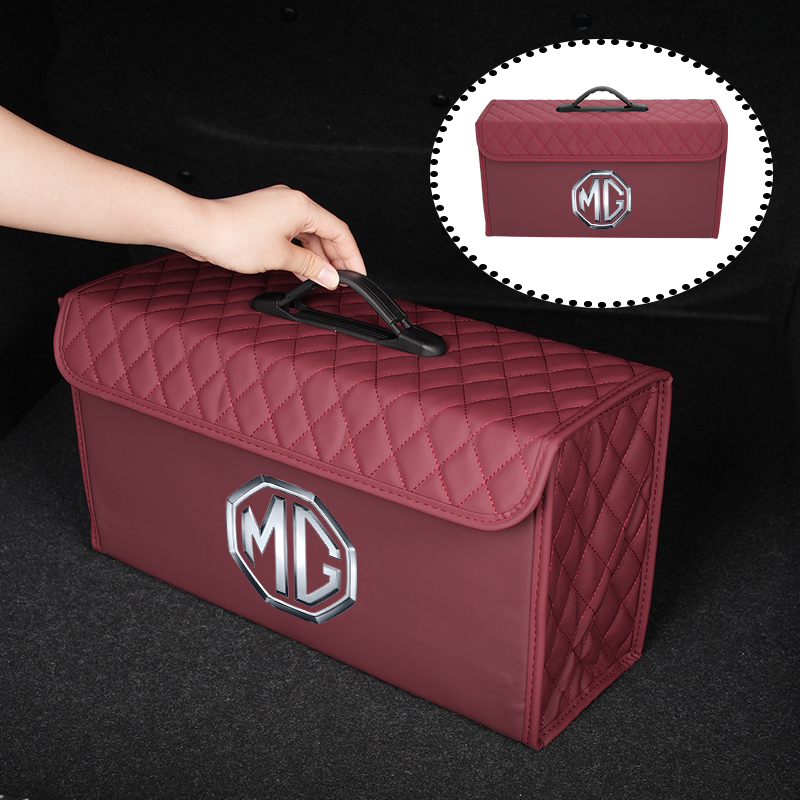 Auto kofferbak opbergbox leder - Car Trunk Organizer recensie en prijs