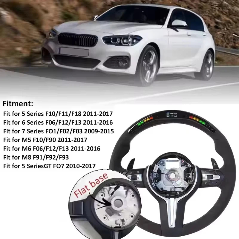 Lederen stuurwiel voor BMW F10 - Car Accessories App recensie en prijs
