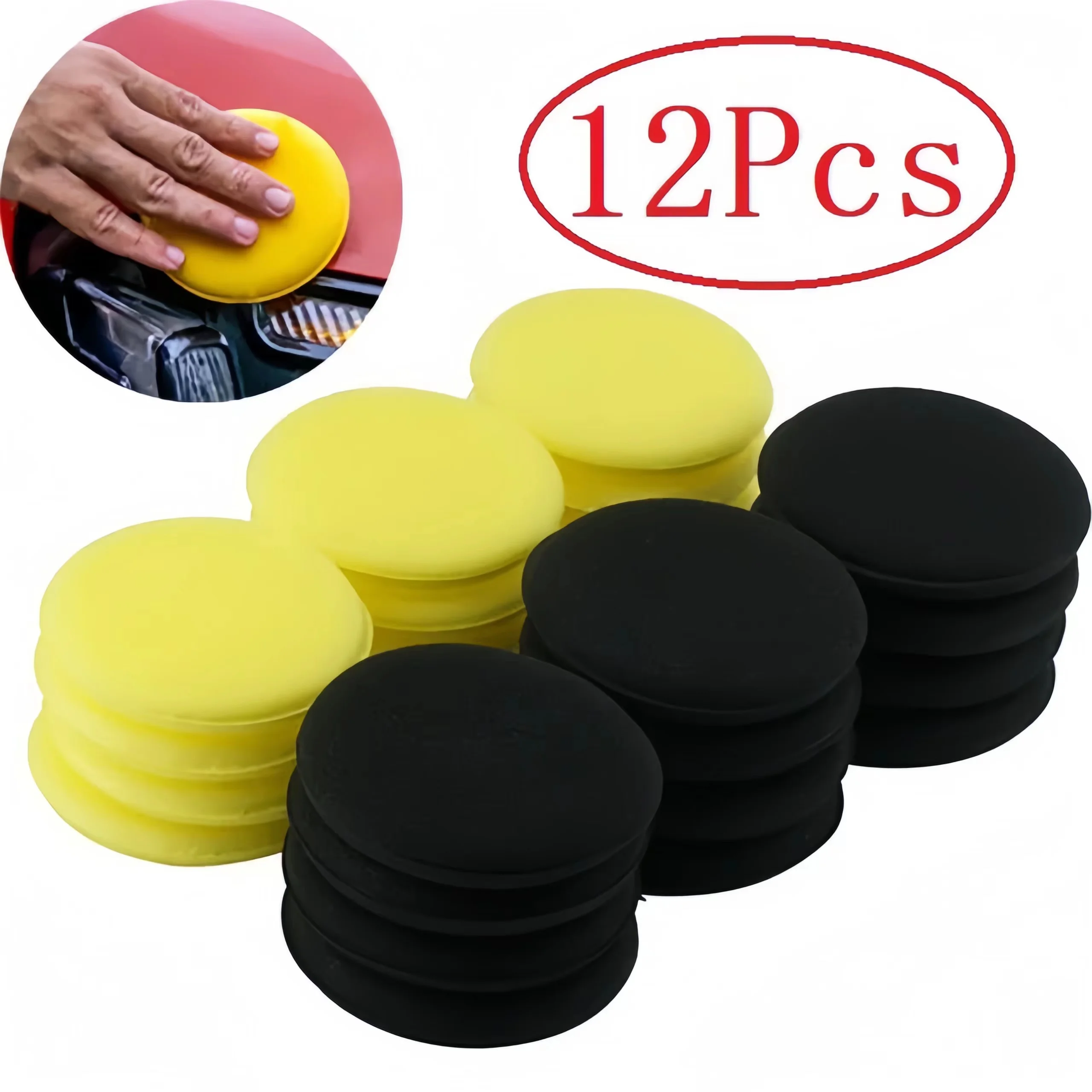 12 stuks ronde autowax-polijst - Car Wax Polishing Pad recensie en prijs