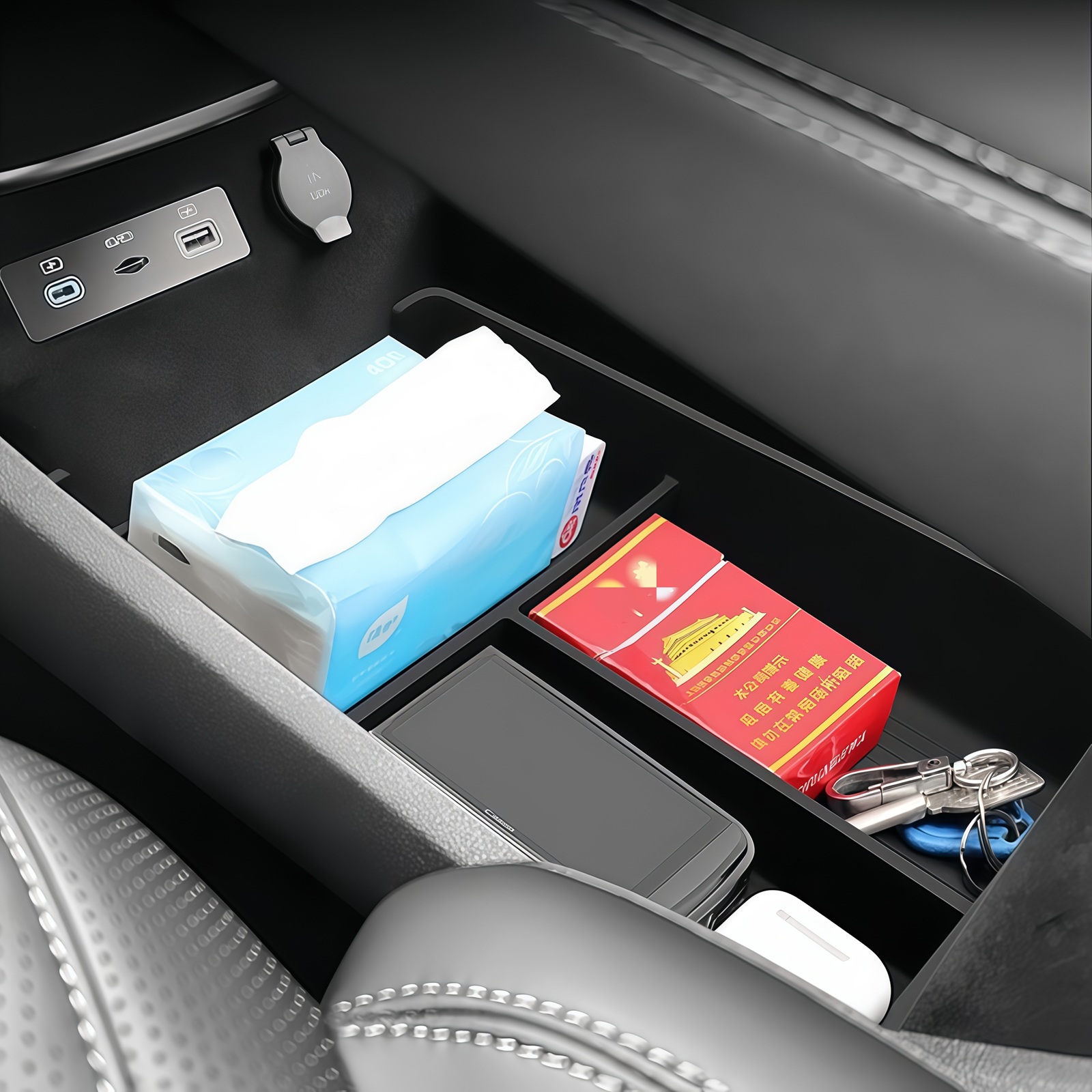 Onderste opbergbak voor de mid - Car Accessories App recensie en prijs
