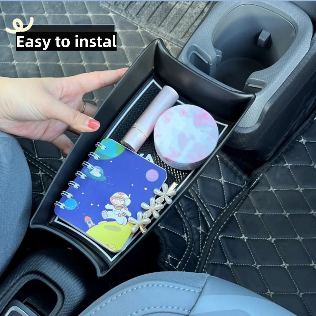 Opbergbak voor de centrale con - Car Accessories App recensie en prijs
