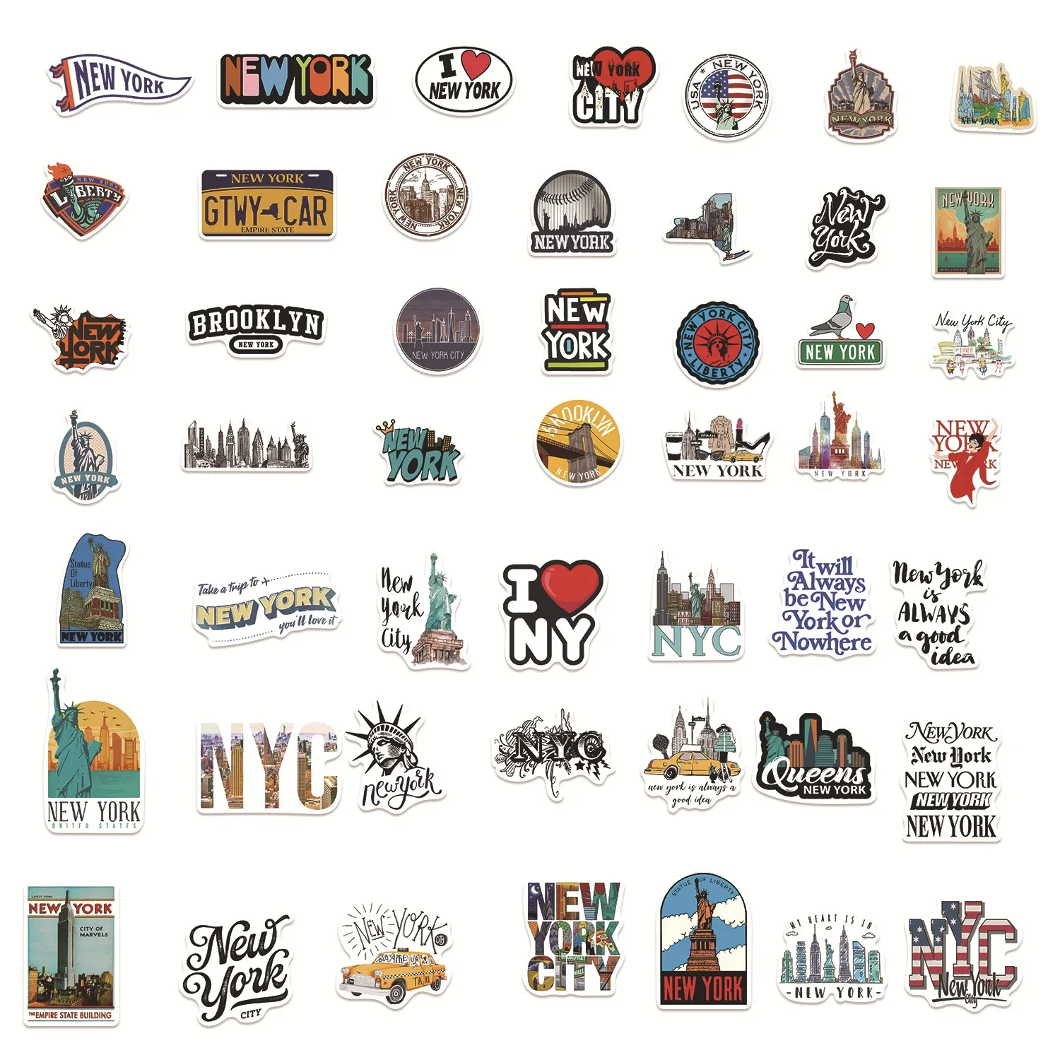 50/100 stks Leuke New York Cit - Car Accessories York recensie en prijs